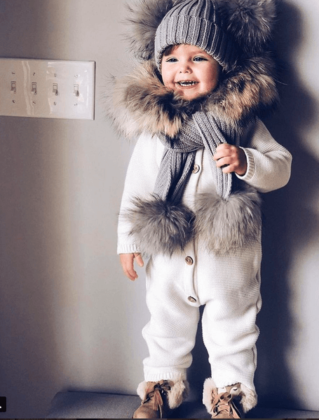 BABY BEAR WINTER FUR FULL OUTFIT