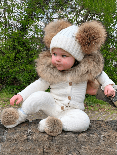 BABY BEAR WINTER FUR FULL OUTFIT