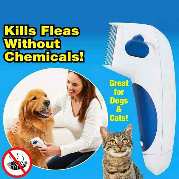Electric Flea & Tick Comb For Cats Dogs