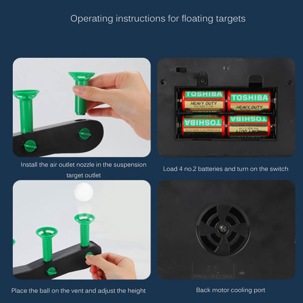 Air Hover Floating Target Ball Shooting Game